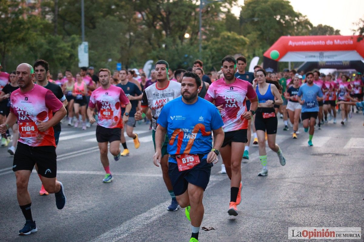 Las mejores imágenes de la carrera nocturna de Murcia