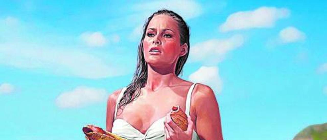 Ursula Andress, mítica en Agente 007 contra el Dr. No.