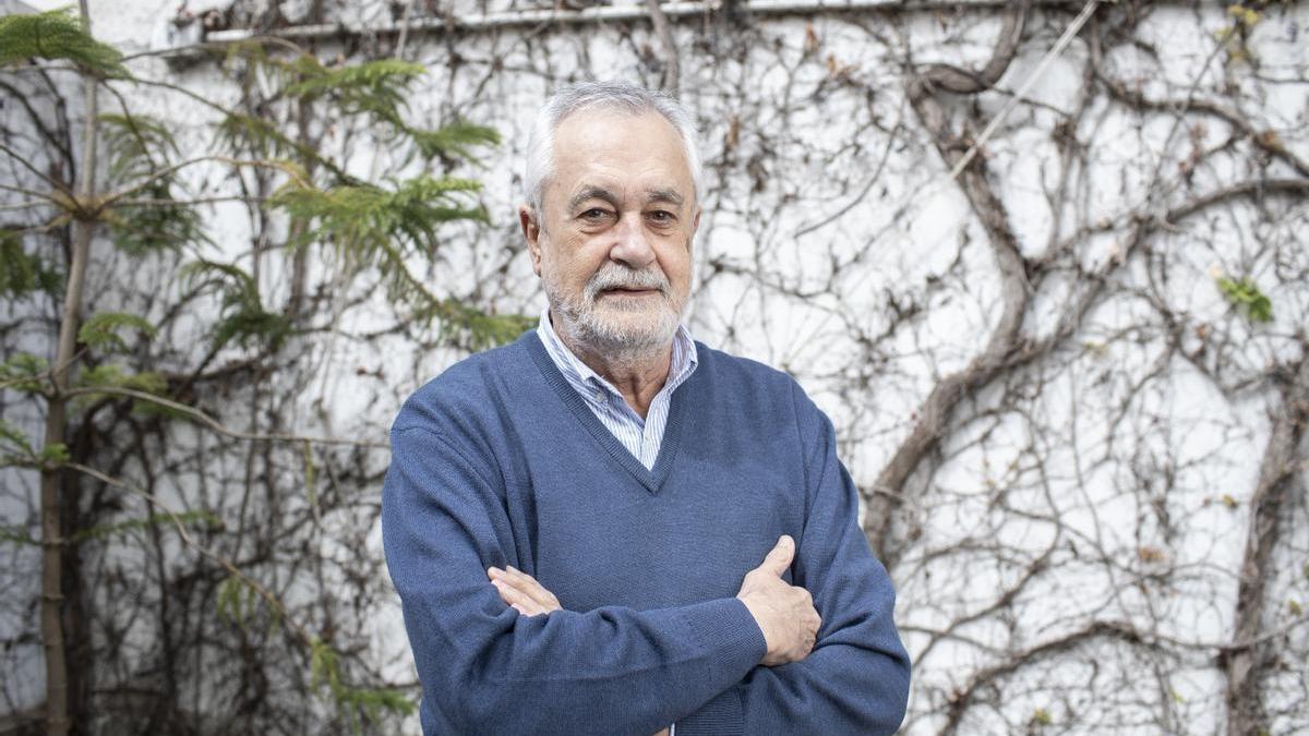 Pepe Griñán, expresidente de la Junta de Andalucía, en su casa en Mairena del Aljarafe, Sevilla.