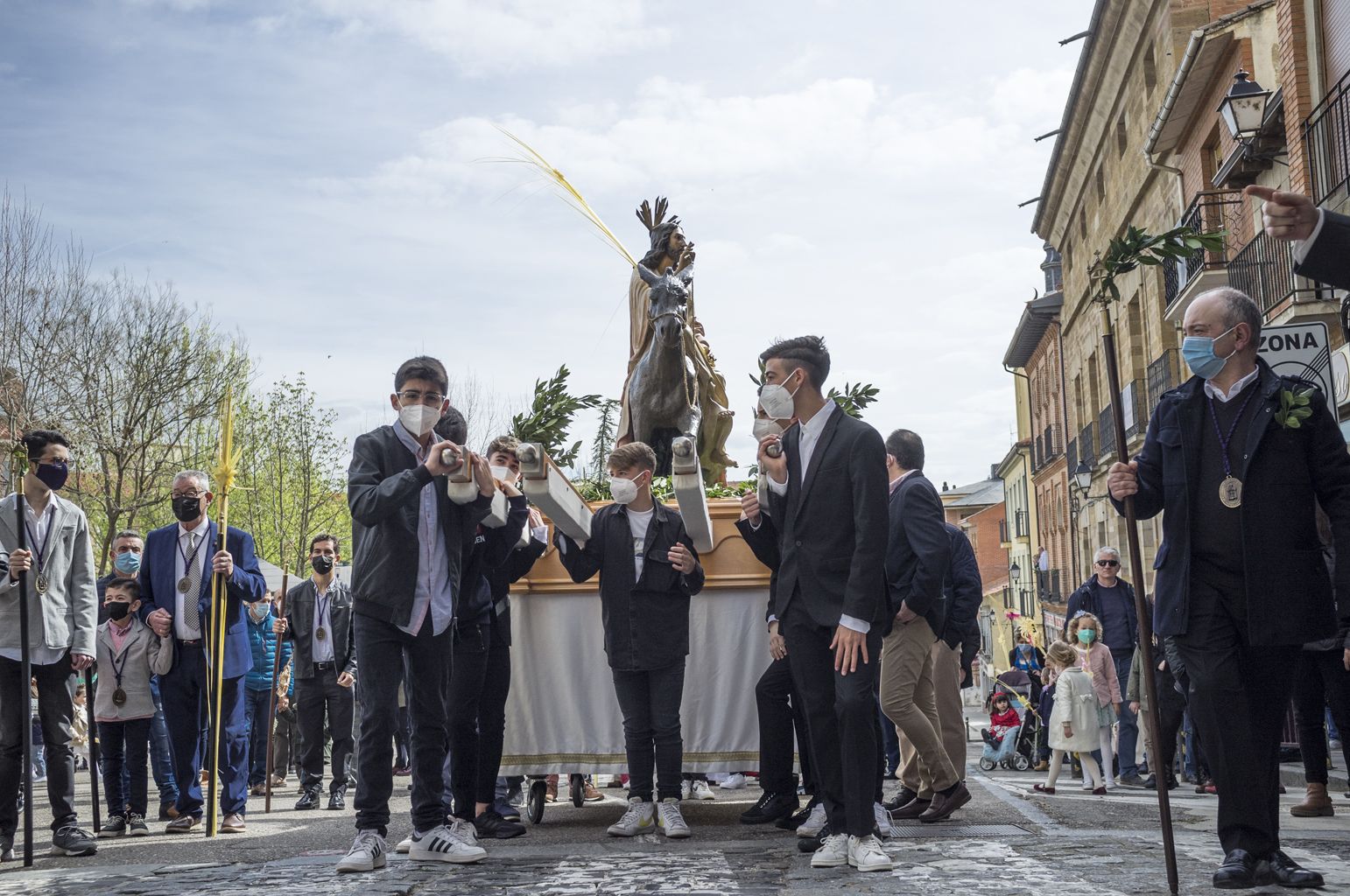 La procesión del Domingo de Ramos en Benavente en imágenes