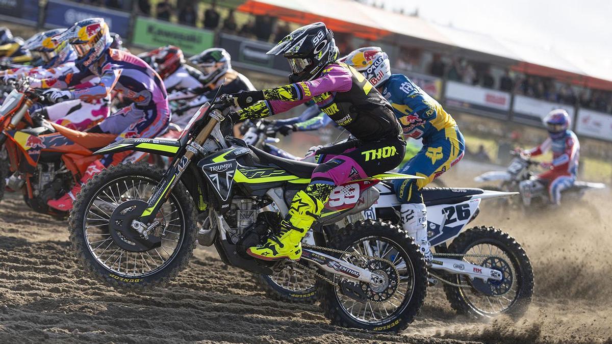 Guillem Farrés, en una de les sortides del GP de Suècia