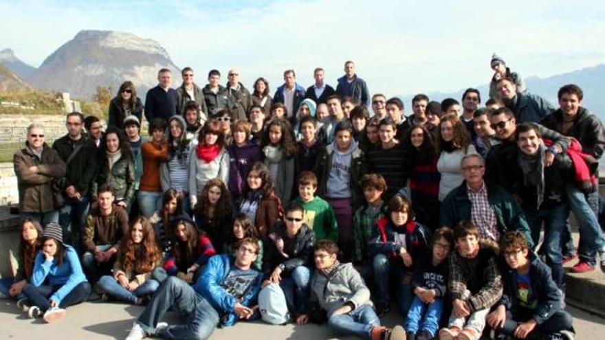 La banda de música de Betanzos toca en Francia