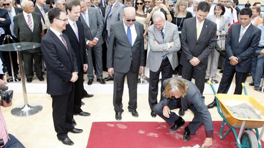 La primera piedra del frustrado proyecto de la Paramount en Alhama se puso hace cinco años.