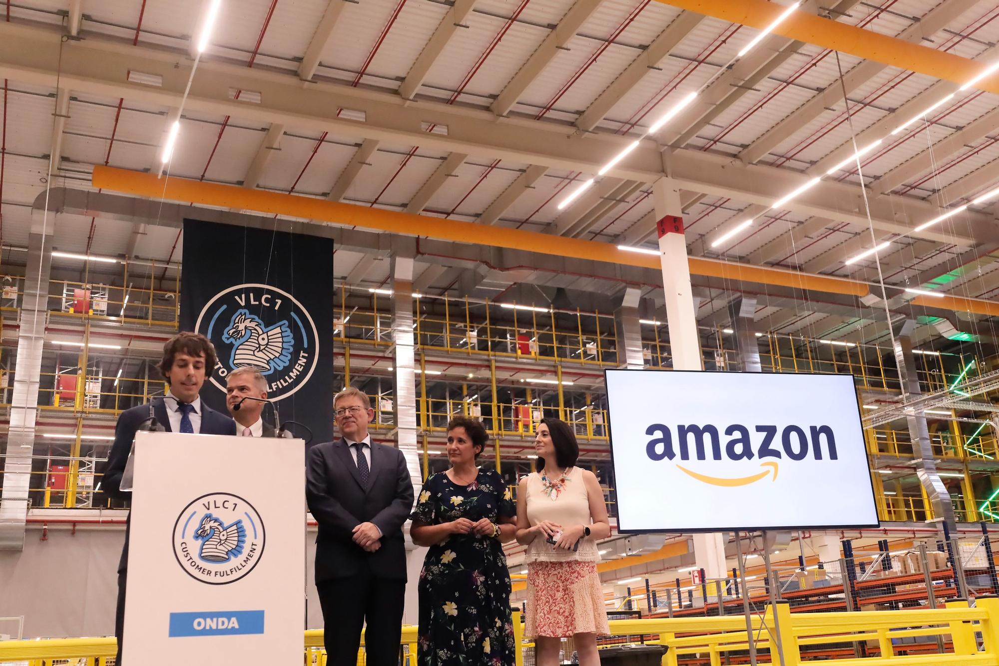 IMÁGENES | Amazon inaugura su centro logístico en Onda