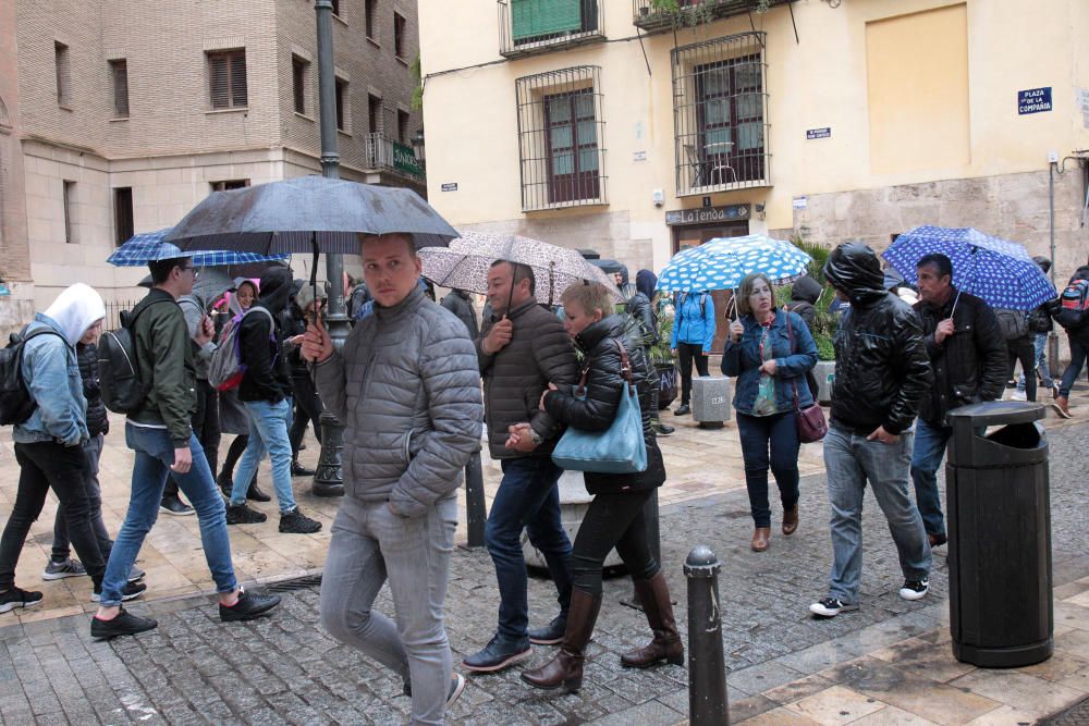 Lluvias persistentes en la Comunitat Valenciana