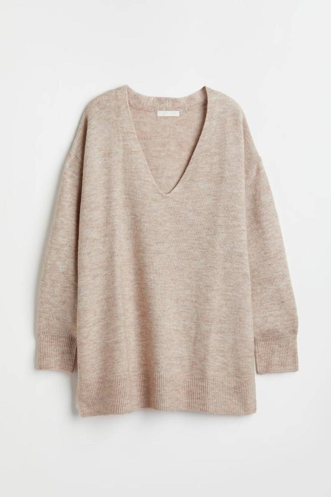 Jersey de punto en tono beige de H&amp;M