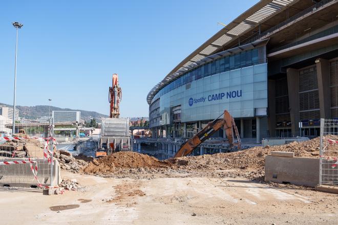 Así siguen las sorprendentes obras del Spotify Camp Nou