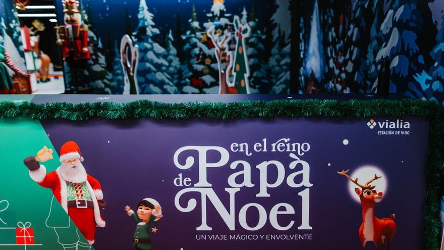 Visitar «El Reino de Papá Noel» es posible en Vialia Estación de Vigo: descubre el nuevo planazo de la Navidad