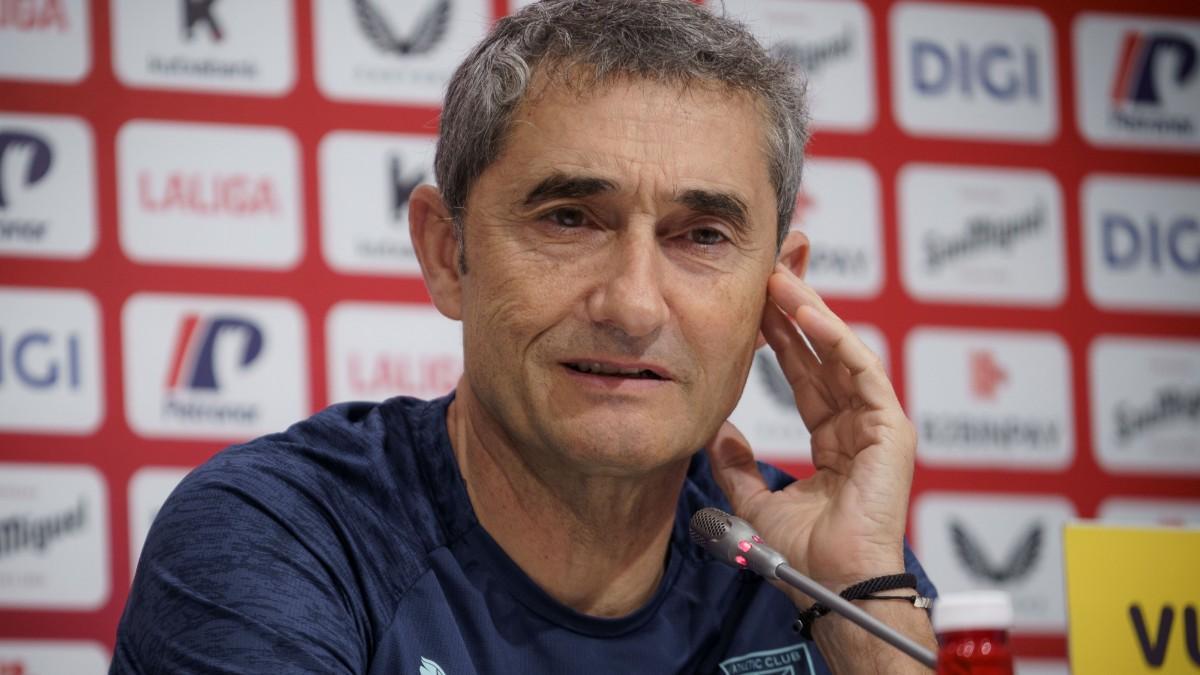 Ernesto Valverde compareció en rueda de prensa tras anunciar su adiós al Athletic Club
