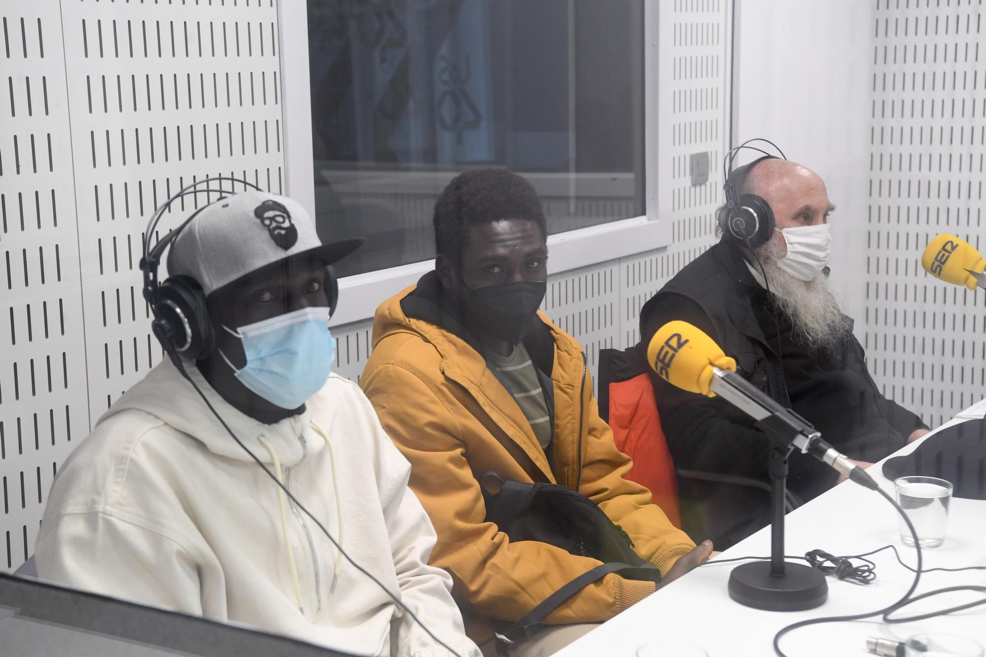 Ibrahima Diack y Magatte Ndiaye, en un debate sobre migrantes y Ley de Extranjería