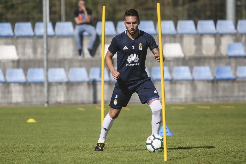 Entrenamiento del Real Oviedo.