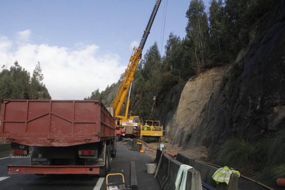 Reabre el tramo cortado del Corredor de O Morrazo