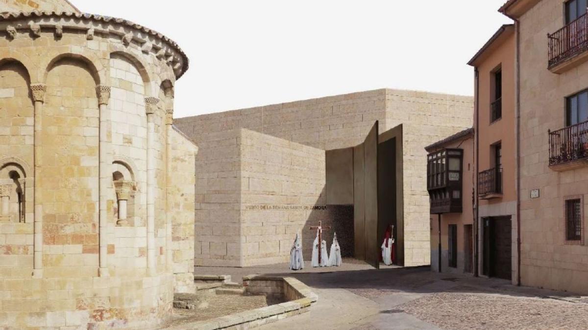 Imagen virtual del nuevo Museo de Semana Santa de Zamora.