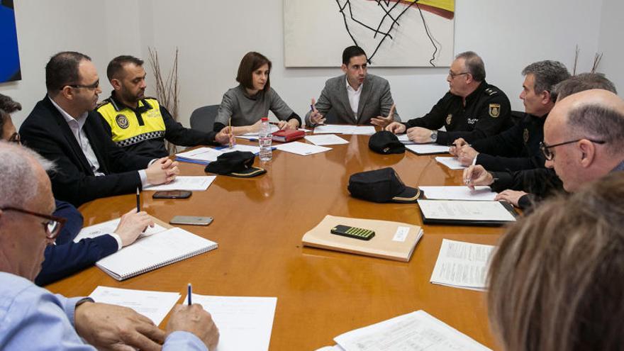 Reunión de la Junta de Seguridad.