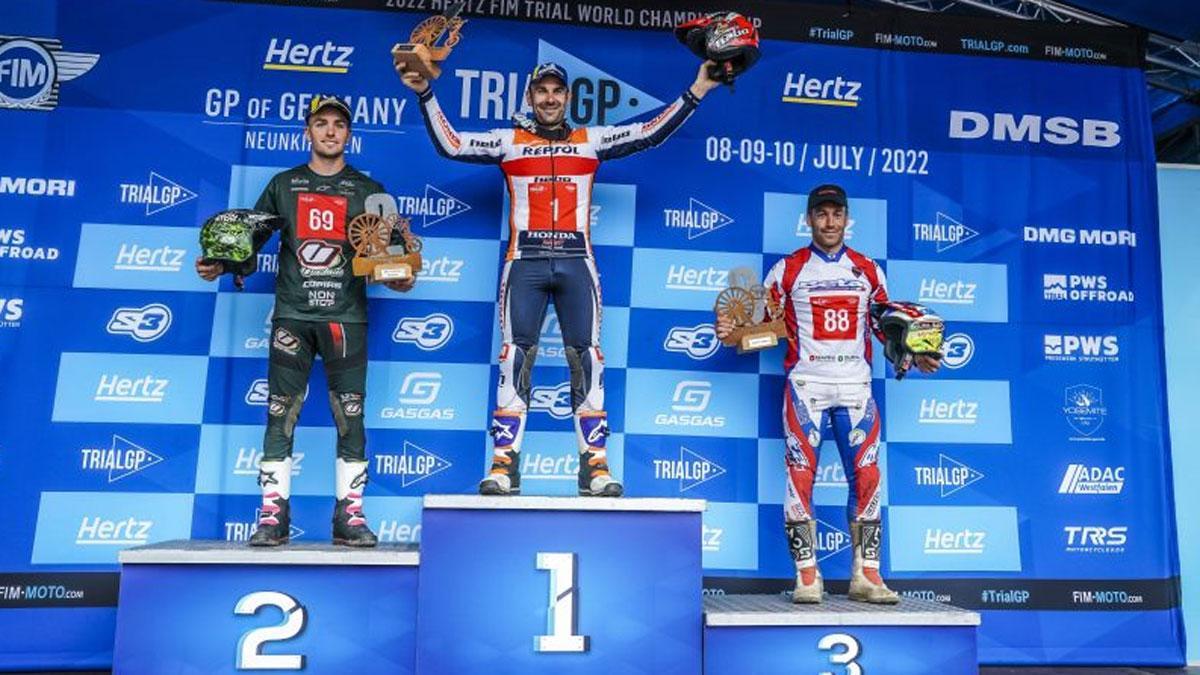 Bou ha encabezado el podio en Alemania