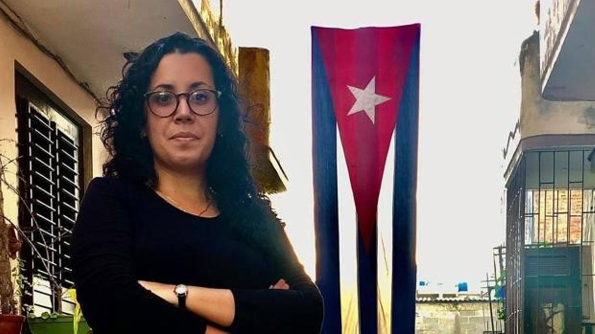 La periodista Camila Acosta.