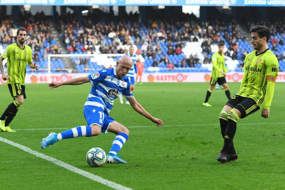 El Dépor cae 1-3 ante el Zaragoza