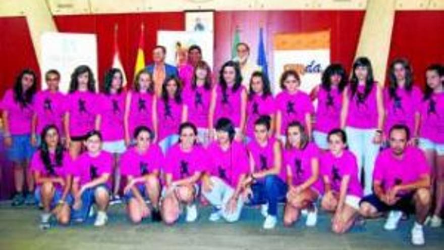 El campus de basket de Lorena Infantes, a plenitud en Villafrancade los Barros