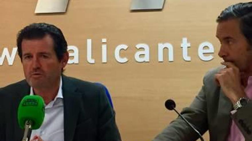 José Císcar y Fernando Pastor anunciando medidas fiscales.