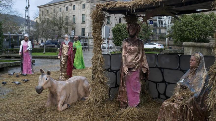 Navidad 2019 en Ourense: el polémico belén de Pérez Jácome
