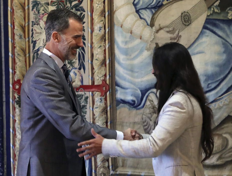 Der spanische Monarch hat am Freitag (28.7.) die balearische Ministerpräsidentin Francina Armengol, Parlamentspräsident Balti Picornell und Inselratspräsident Miquel Ensenyat empfangen.