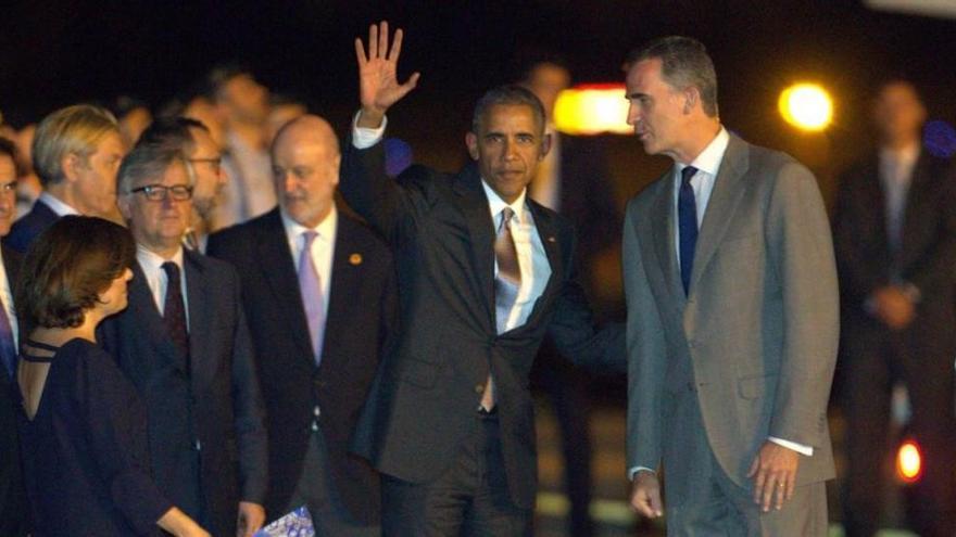 Barack Obama inicia su primera visita oficial a España