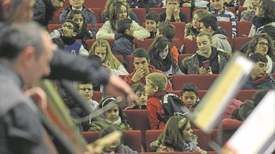 Los escolares salen a escena en el ciclo de conciertos didácticos