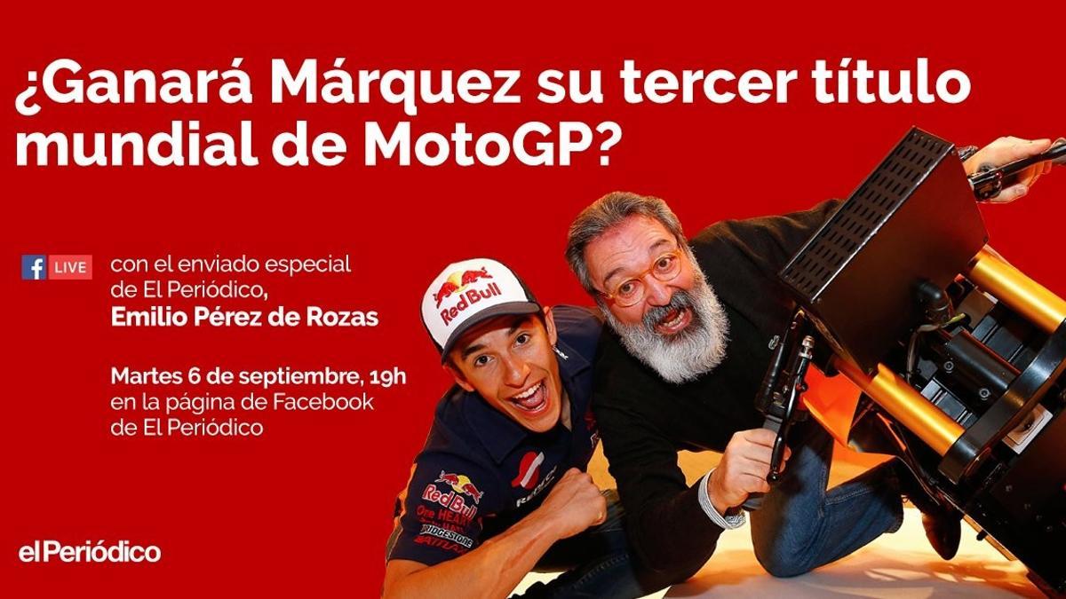 Emilio Pérez de Rozas y Marc Márquez.