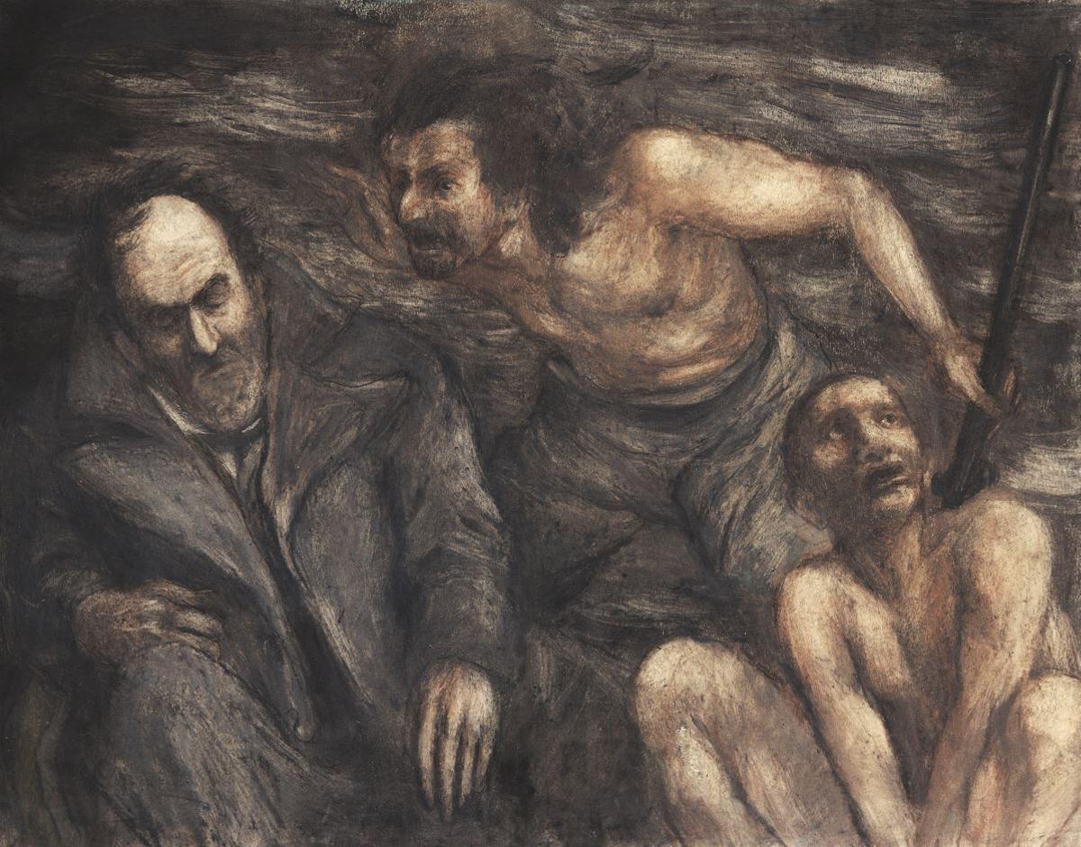 Ilustración de Pablo Auladell para el libreto de "Moby Dick"