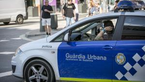 Un vehículo de la Guardia Urbana de Badalona, en una fotografía de archivo.