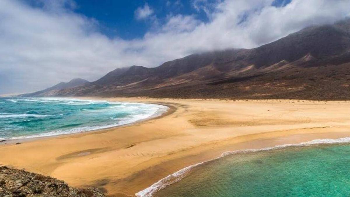 Playa de Cofete, en la isla de Fuerteventura.