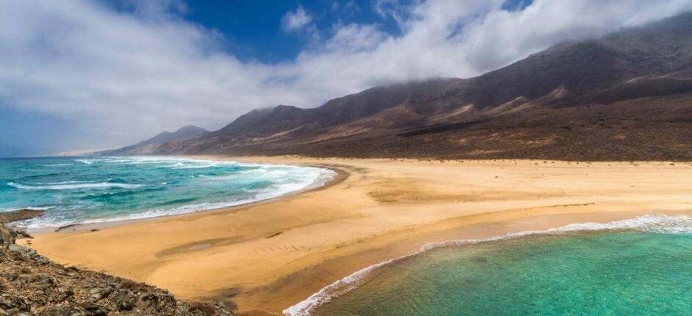 Playa de Cofete, en la isla de Fuerteventura.