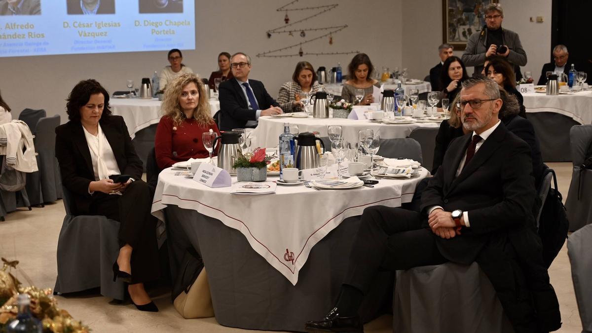 Parte de los asistentes al encuentro en el Hotel Galicia Palace.