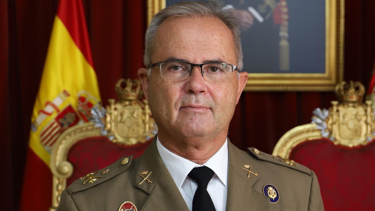 El general Alejandro Escámez Fernández, nuevo jefe del Mando de Canarias.