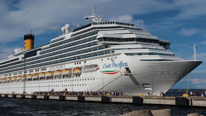 El crucero Costa Pacífica.