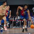 Jabari Parker, con la nueva equipación del Barça de basket