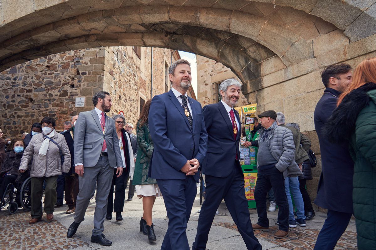 Celebración del día de San Jorge en Cáceres