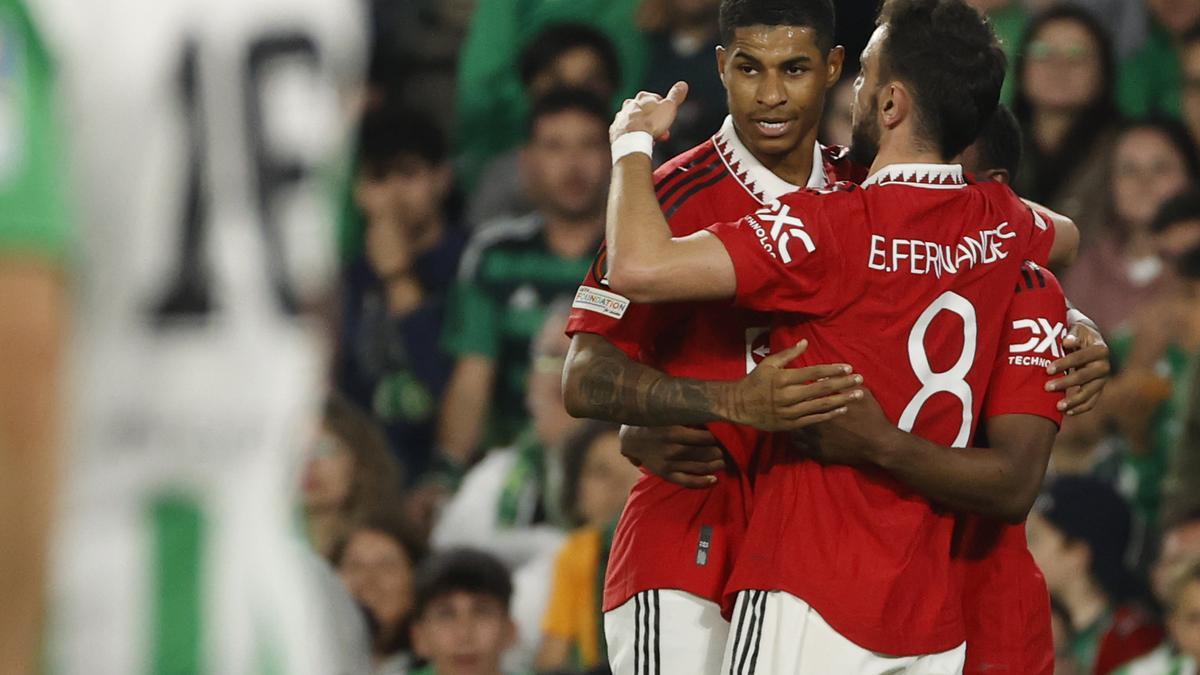 Betis - Manchester United: El gol de Marcus Rashford