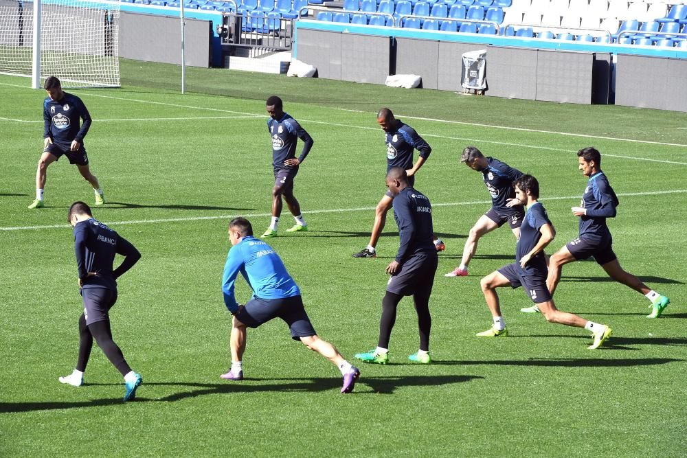 El Dépor prepara en Riazor el duelo de Anoeta