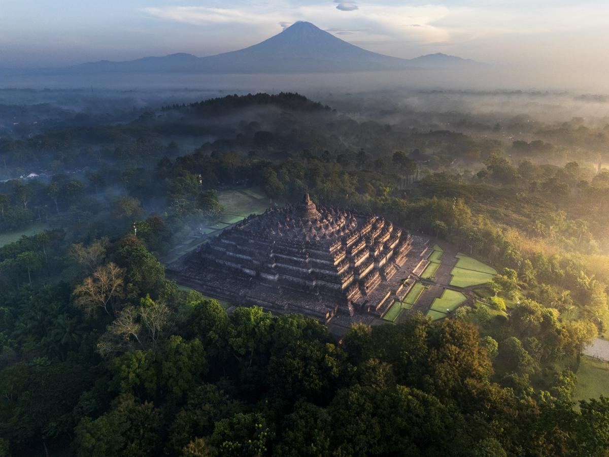 Borobudur, el templo budista más grande del mundo