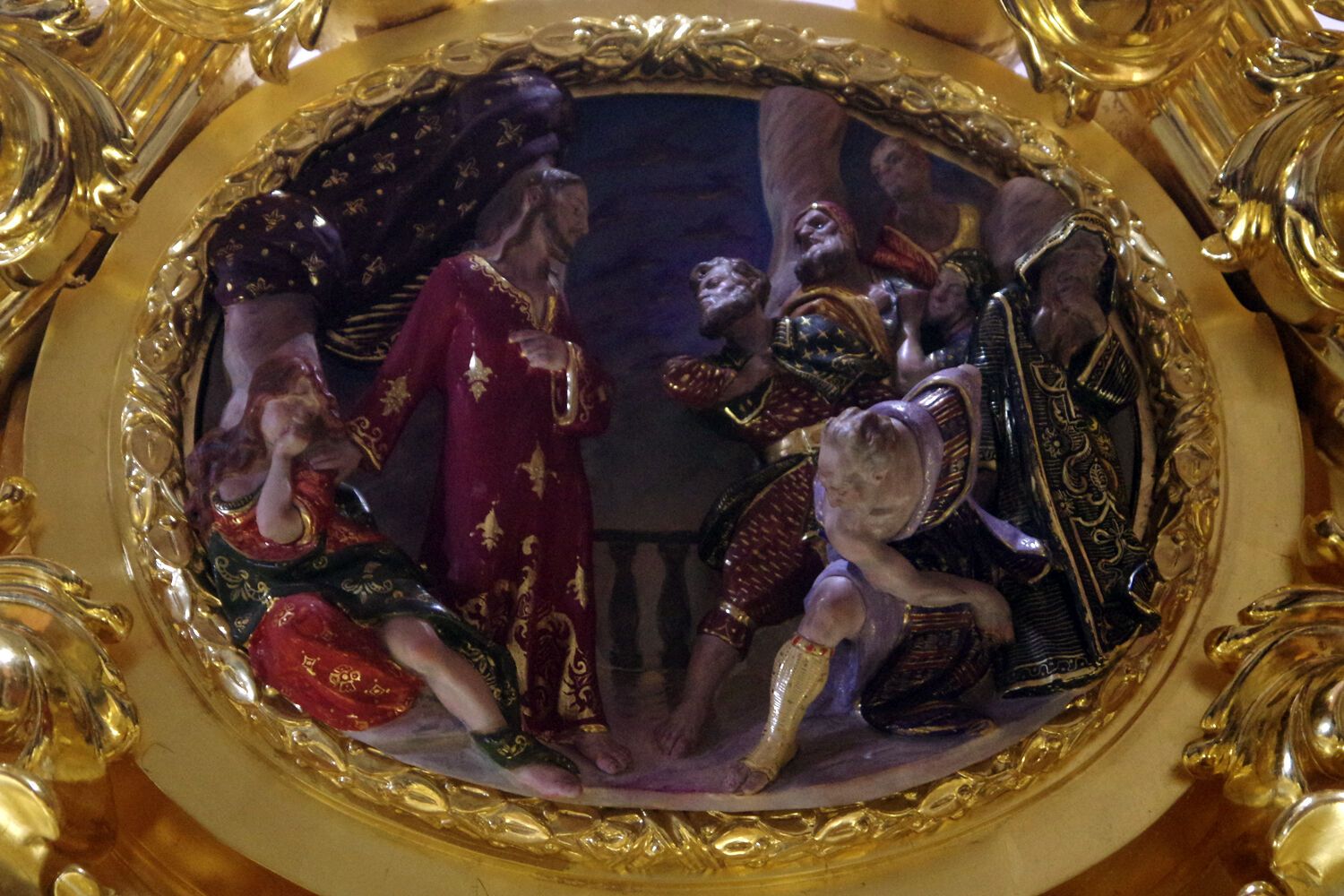 Presentación del nuevo trono del Señor de la Sentencia