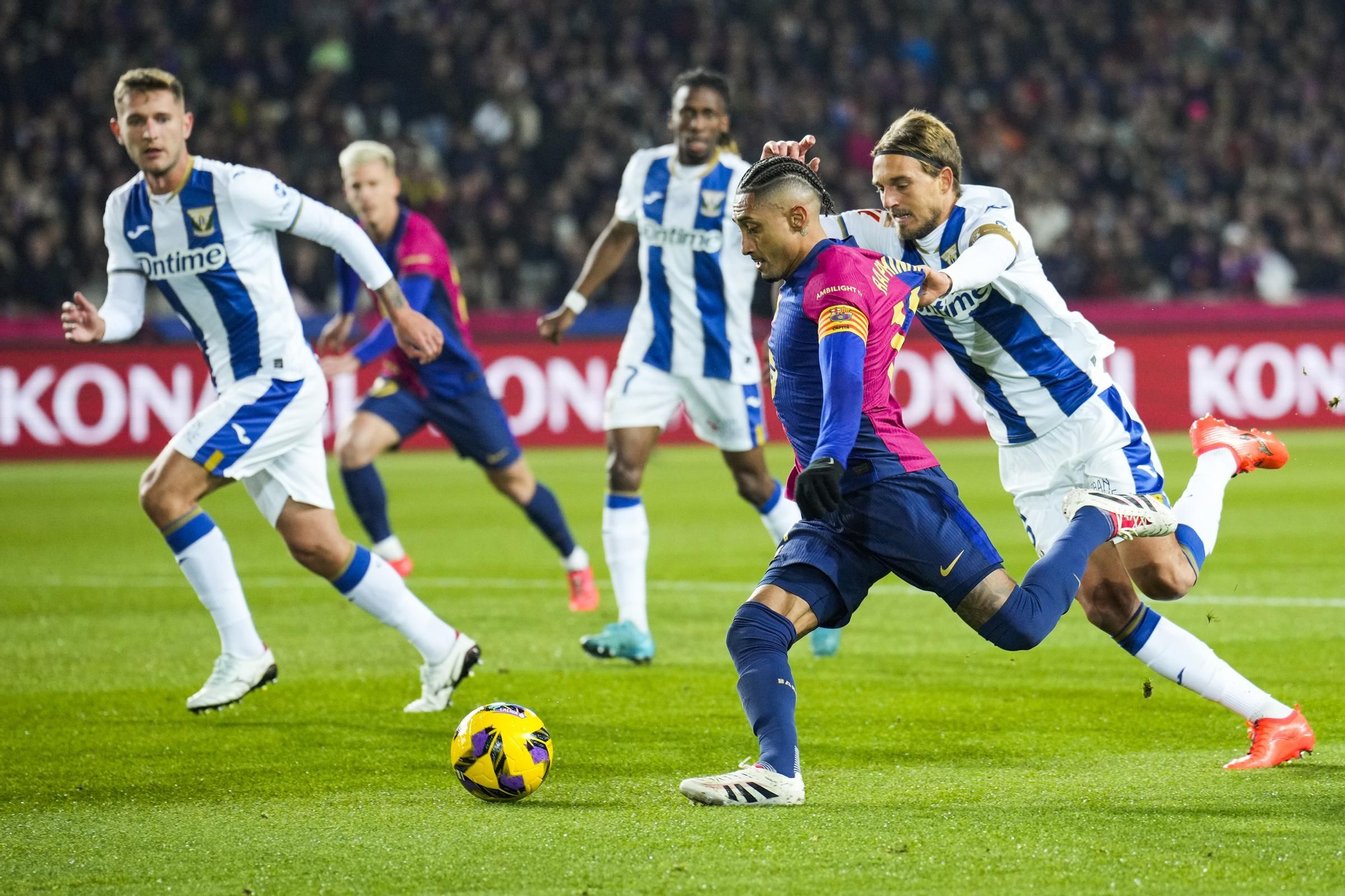 0-1. El Barcelona se atasca ante el Leganés y aprieta LaLiga