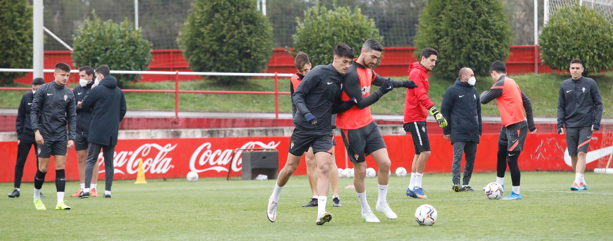 Entrenamiento del Sporting