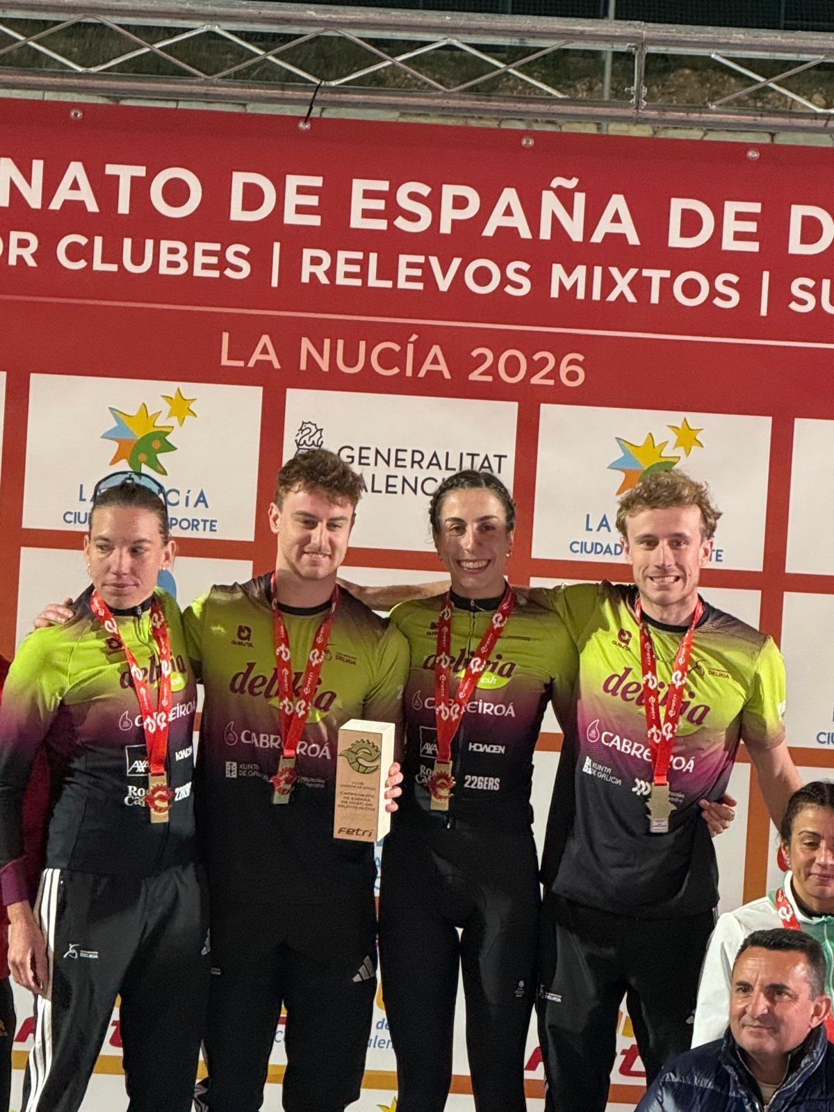 Equipo de relevos de Delikia.