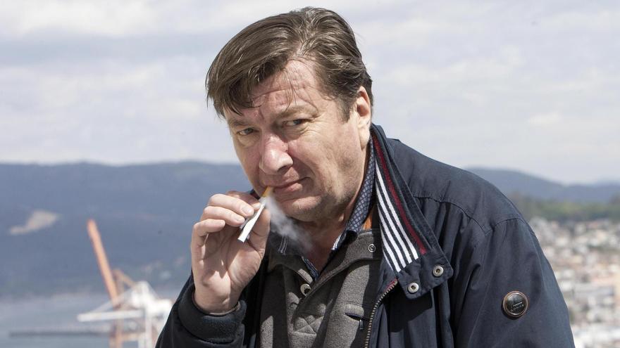 El director finlandés Aki Kaurismäki, en Vigo en 2017