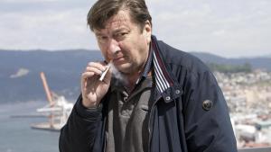 El director finlandés Aki Kaurismäki, en Vigo en 2017