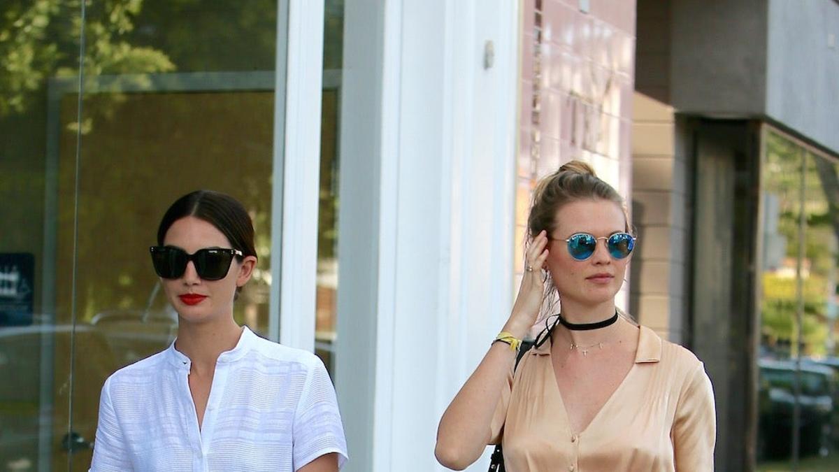 El look gemelo de Lily Aldridge y Behati Prinsloo funciona