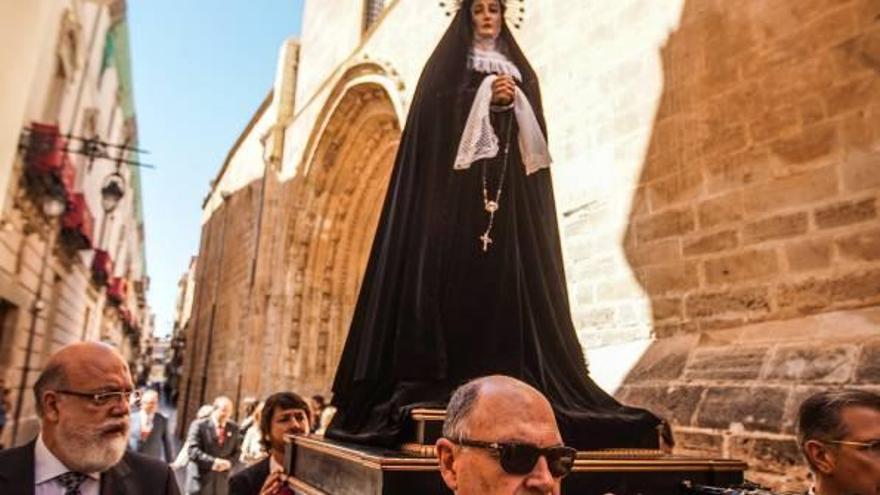 La Soledad llega al Monasterio de San Juan