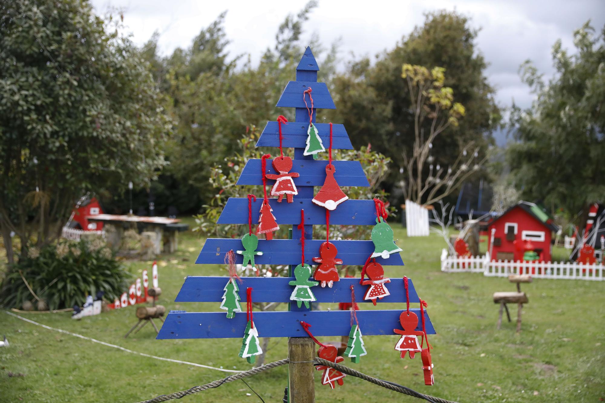 Los huertos de Cabueñes vuelven a iluminarse por Navidad