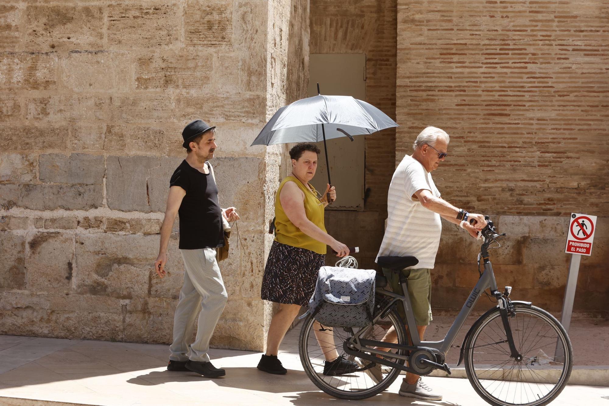 Las altas temperaturas protagonizan la jornada del sábado en València